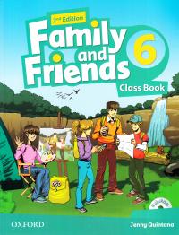  Family and Friends 2nd Edition 6 Class Book with Multi-ROM 9780194808347