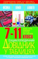 Заведея Тетяна Енциклопедичний довідник у таблицях. Фізика. Хімія. Біологія. 7-11 класи 978-966-481-506-9