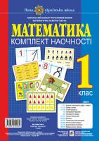 Будна Наталя Олександрівна, Головко Зоя Лук’янівна Математика. 1 клас. Комплект наочності. НУШ 978-966-10-5458-4