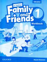 Family and Friends 2nd Edition 1 Workbook 9780194811095