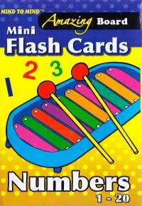  Набір наглядних карток Amazing Board Mini Flash Cards Numbers 1-20 