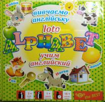 Loto Alphabet. Вивчаємо англійську. Учим английский