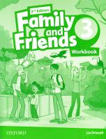 Family and Friends 2nd Edition 3 Workbook 9780194808064