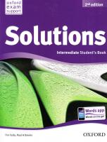 Solutions 2nd Edition Intermediate: Workbook and Audio CD Pack 2nd Edition Ukraine 9780194552882