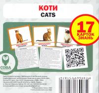  Коти. 17 карток знань 