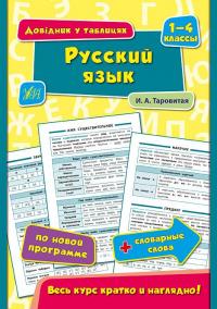 Таровита І. О. Русский язык. 1–4 классы 978-966-284-434-4
