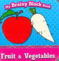 My Brainy Block Books Fruit and Vegetables 9789673310753