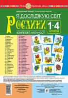 Будна Наталя Олександрівна Я досліджую світ. 1-4 класи. Рослини. Комплект наочності. НУШ 2005000012068