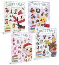 укладач Гуменна Christmas Sticker Book. Комплект 4 книжки 978-966-935-942-1