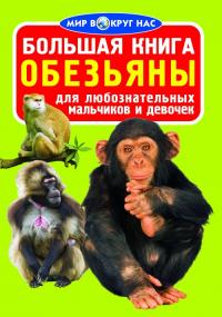  Большая книга. Обезьяны 978-617-08-0335-1