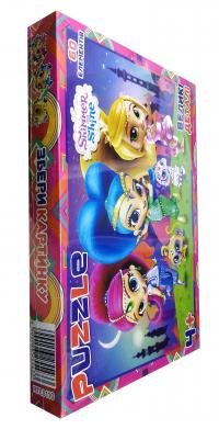 Пазли. Puzzle. 60 елементів. Великі деталі. Збери картинку. Shimmer and Shine