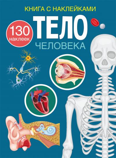 Книга с наклейками. Тело человека