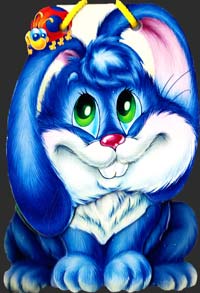 Зайчик. (картонка)