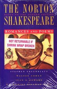 Shakespeare William The Norton Shakespeare, Based on the Oxford Edition: Romances and Poems 0393976734
