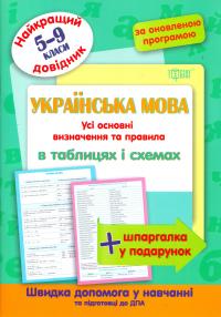 Укл. Омелянчук О. Українська мова в таблицях і схемах. 5-9 класи 978-966-939-359-3