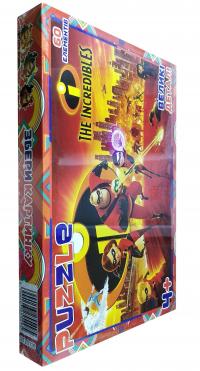 Пазли. Puzzle. 60 елементів. Великі деталі. Збери картинку. The Incredibles