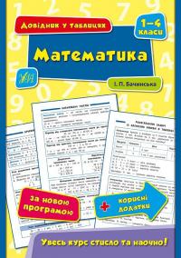 Бачинська І. П. Математика. 1–4 класи 978-966-284-433-7